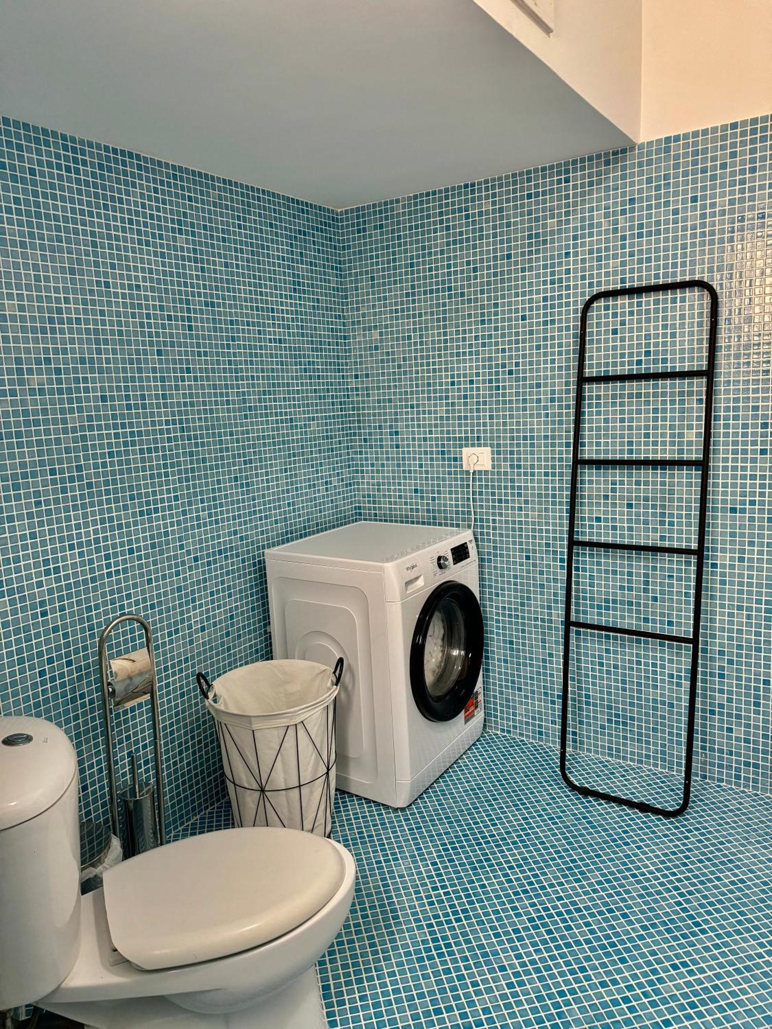 Comfy Blue Sarande Lägenhet Exteriör bild